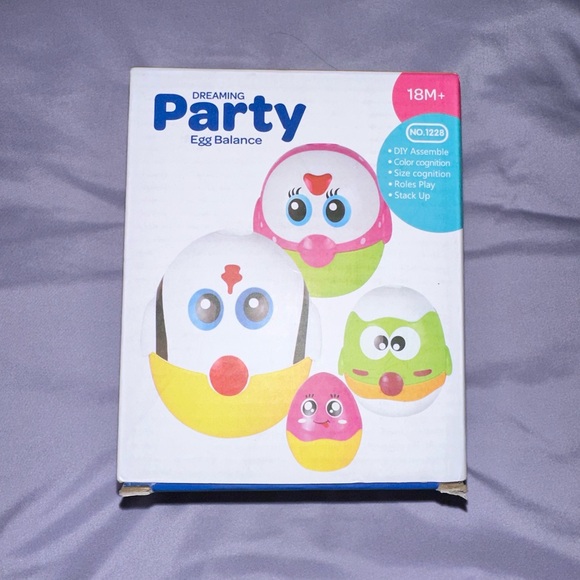 NIB Cute nesting stacking egg toys - Picture 6 of 7